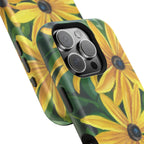 Floral Black-Eyed Susan Magnetic Impact Phone Case