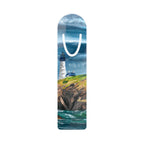 Lighthouse Coastal Metal Bookmark — Nautical Ocean Reading Accessory