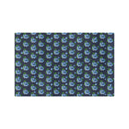 Absorbent Blueberry Pattern Microfiber Tea Towel — Watercolor Fruit Kitchen Linen