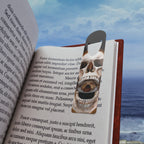 Skull Metal Bookmark — Gothic Reading Accessory