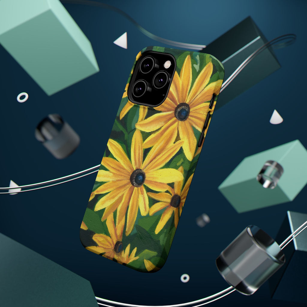 Floral Black-Eyed Susan Magnetic Impact Phone Case