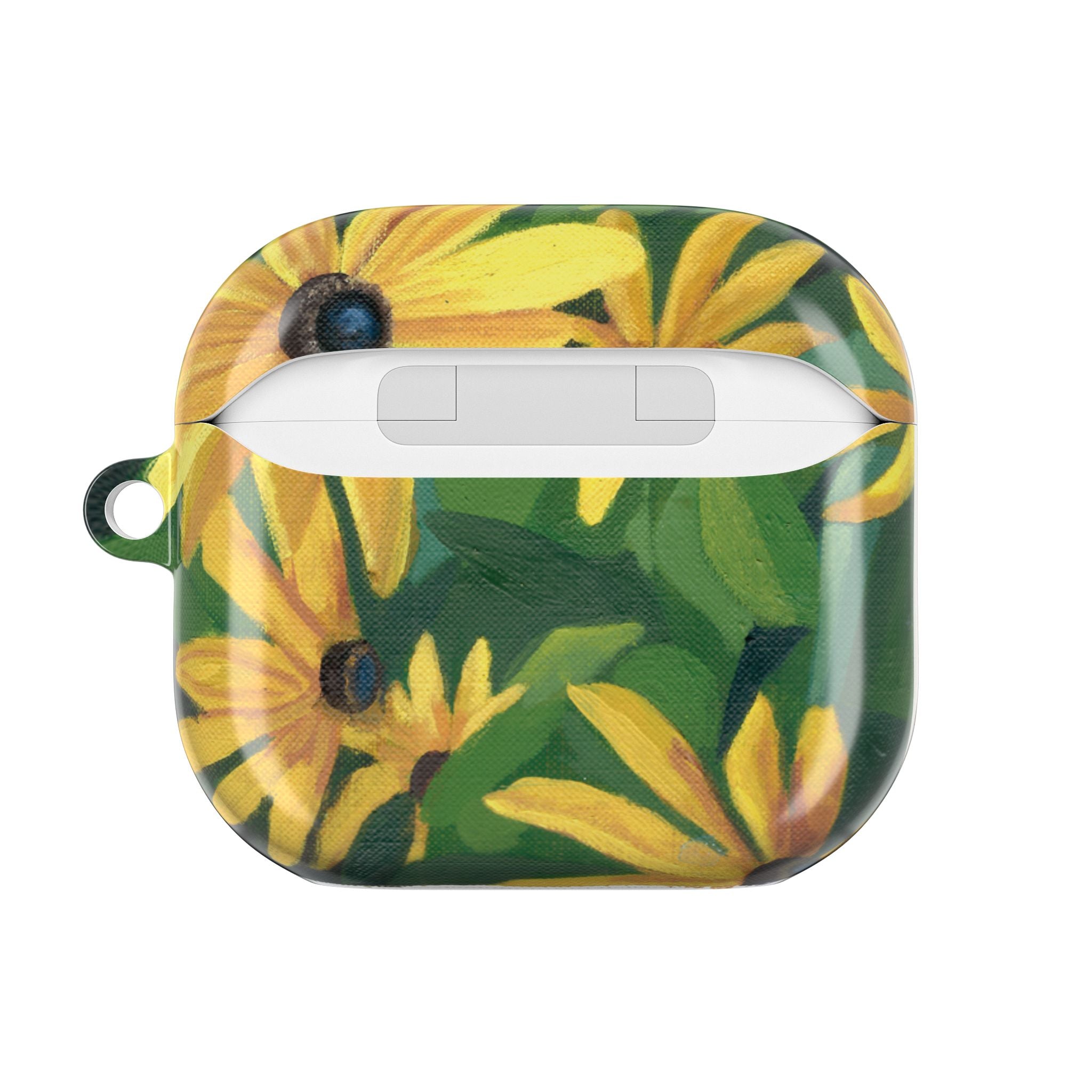 Yellow Black-Eyed Susan AirPod Case — Floral Protective Cover