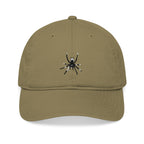 Embroidered Spider Organic Baseball Cap – Minimal Gothic Dad Hat