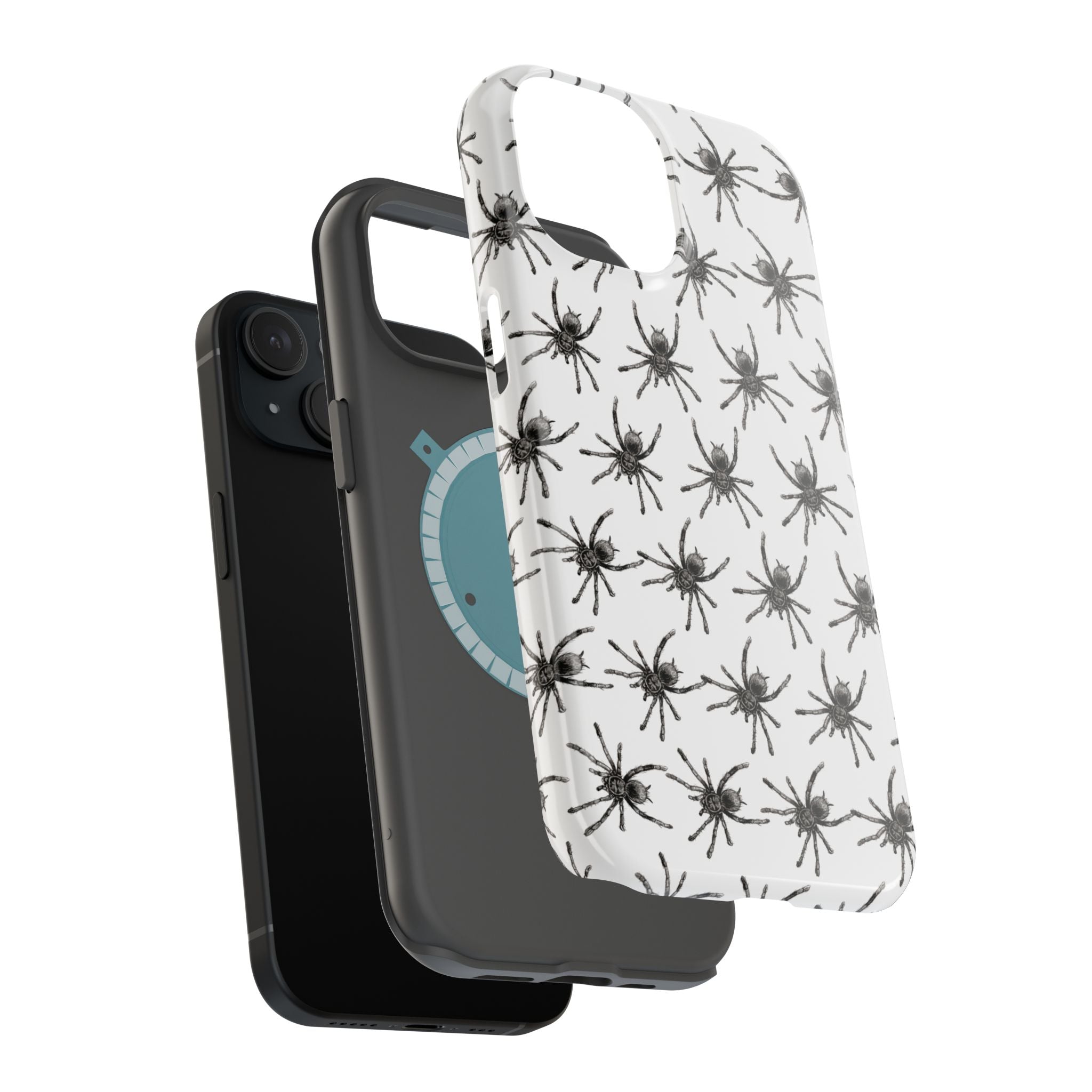 Spider Pattern Magnetic Impact-Resistant Phone Case