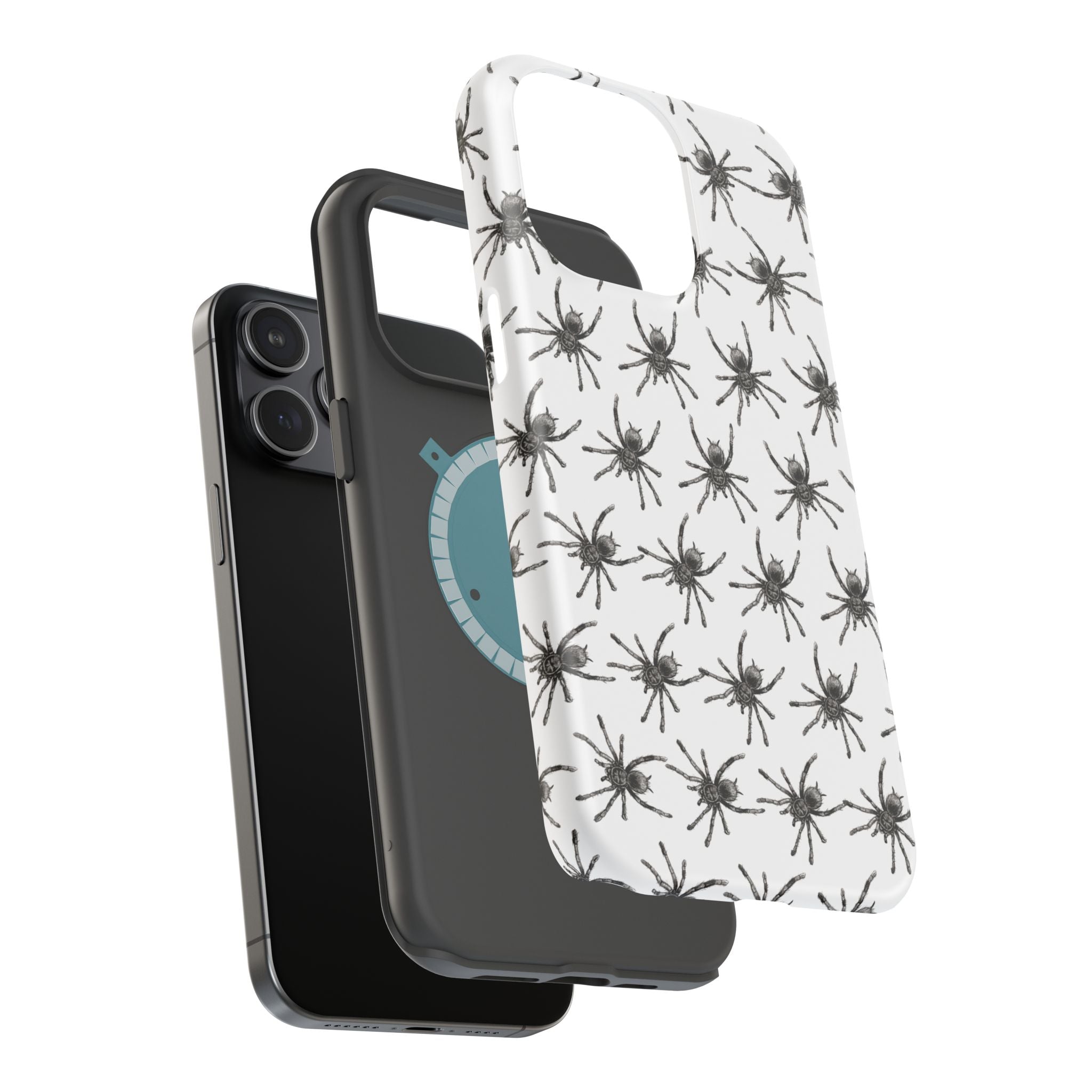 Spider Pattern Magnetic Impact-Resistant Phone Case