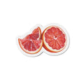Grapefruit Slice Die-Cut Magnet — Citrus Kitchen Fridge Art