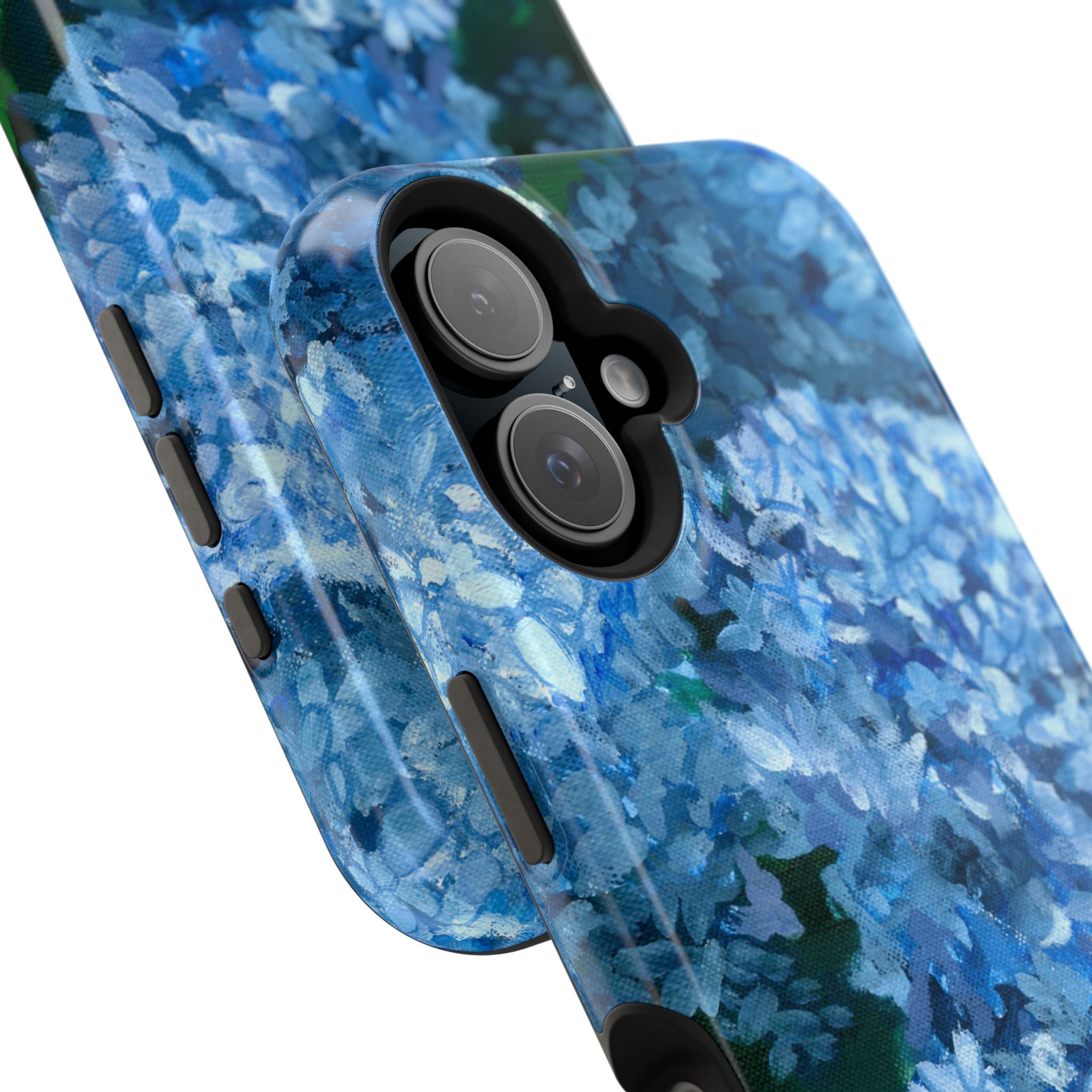 Blue Hydrangea Magnetic Impact-Resistant Phone Case