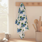 Blueberry Pattern Microfiber Tea Towel — Watercolor Fruit Kitchen Linen