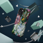 Floral Brushstroke Magnetic Impact-Resistant Phone Case