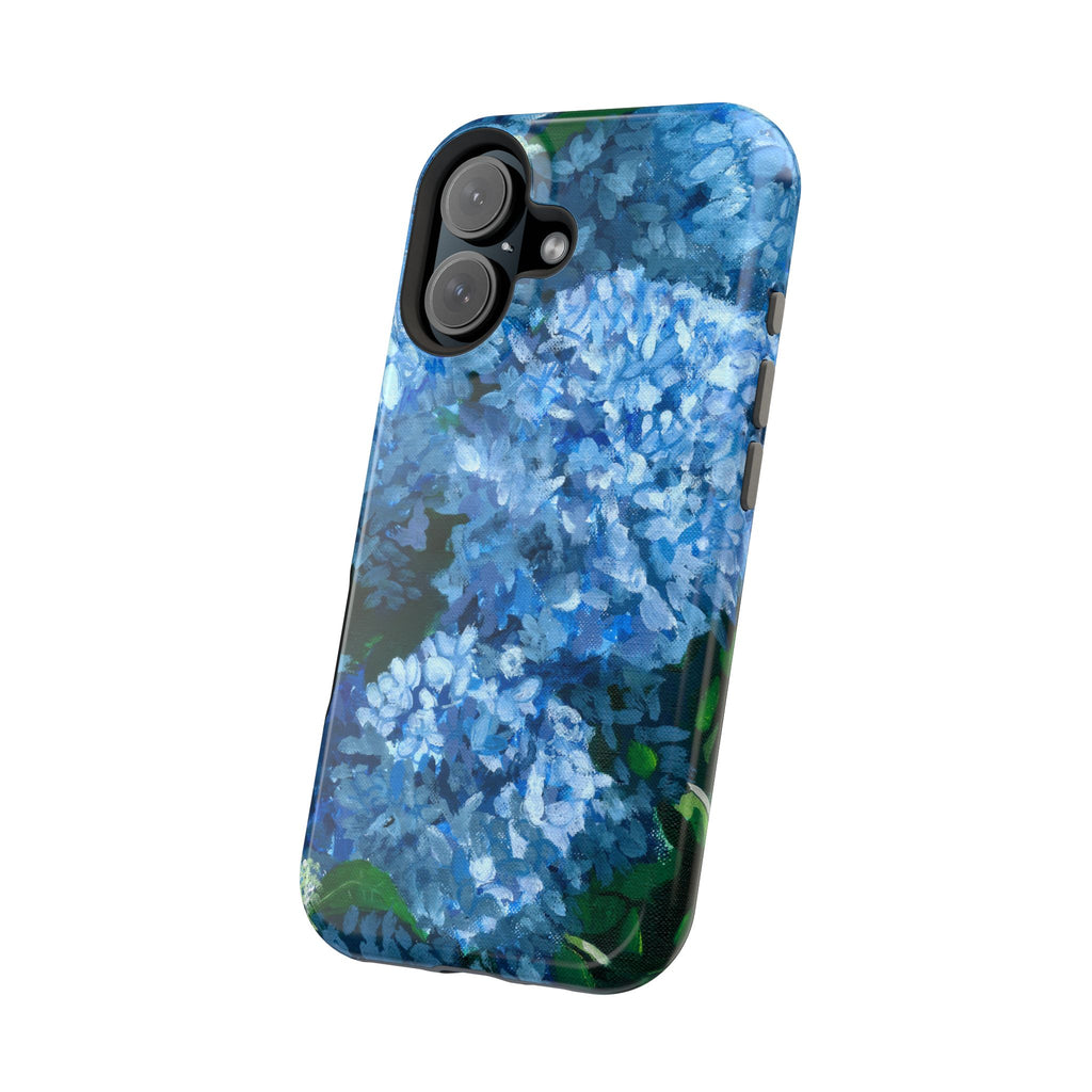 Blue Hydrangea Magnetic Impact-Resistant Phone Case