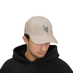 Embroidered Single Rose Dad Cap – Minimal Floral Baseball Hat