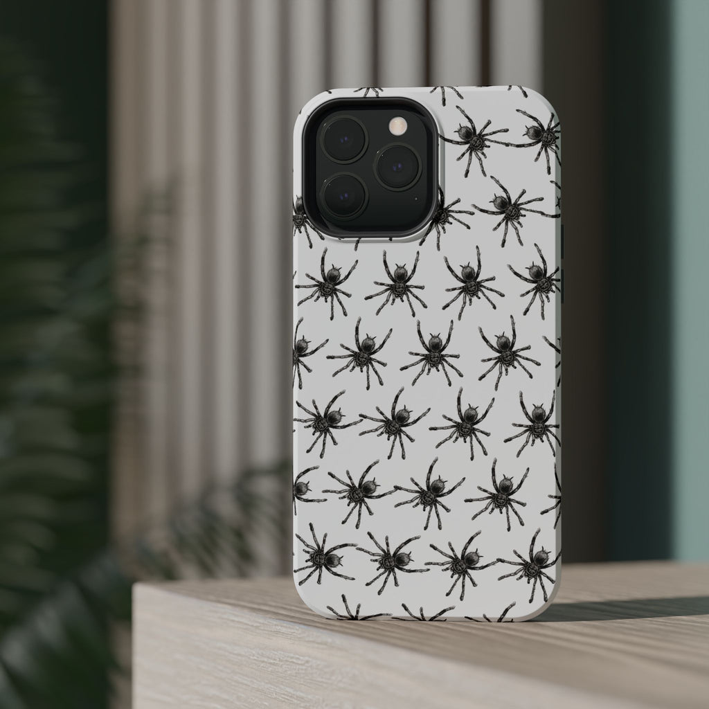 Spider Pattern Magnetic Impact-Resistant Phone Case