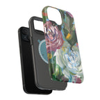 Floral Brushstroke Magnetic Impact-Resistant Phone Case
