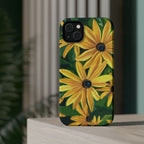 Floral Black-Eyed Susan Magnetic Impact Phone Case