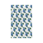 Blueberry Pattern Microfiber Tea Towel — Watercolor Fruit Kitchen Linen