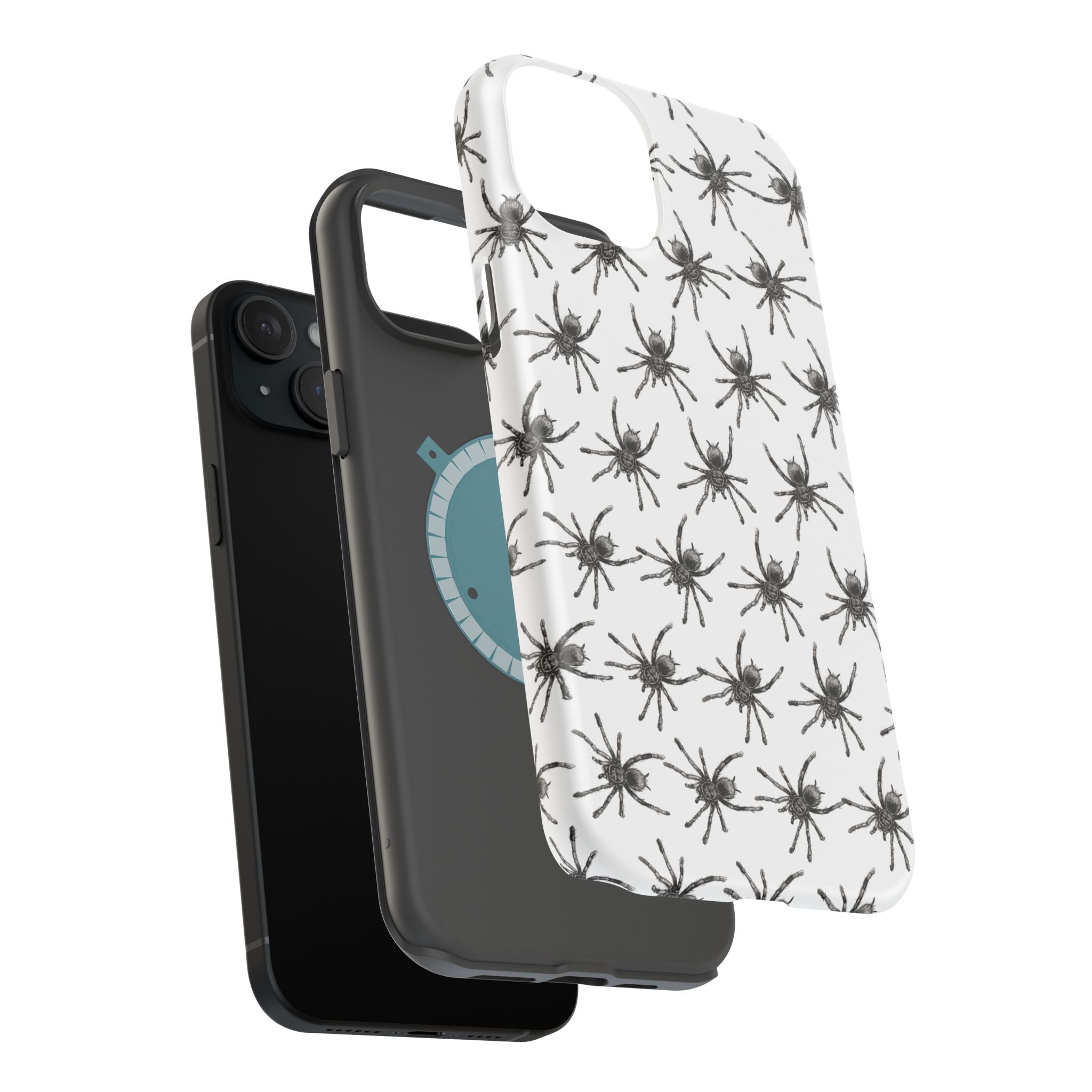 Spider Pattern Magnetic Impact-Resistant Phone Case