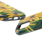 Floral Black-Eyed Susan Magnetic Impact Phone Case