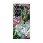 Floral Brushstroke Magnetic Impact-Resistant Phone Case