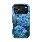 Blue Hydrangea Magnetic Impact-Resistant Phone Case