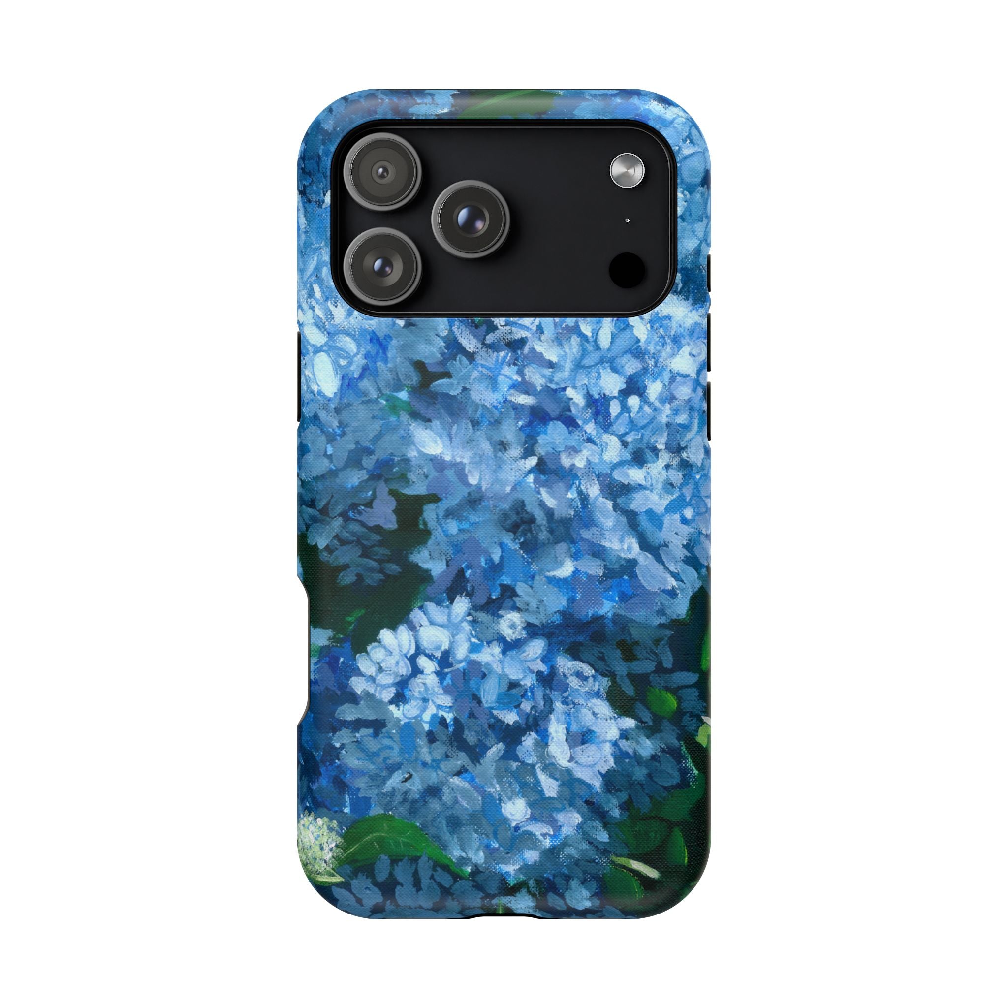Blue Hydrangea Magnetic Impact-Resistant Phone Case