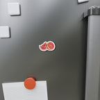 Grapefruit Slice Die-Cut Magnet — Citrus Kitchen Fridge Art