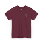 Skeleton Rose Pocket Tee — Cotton T‑Shirt