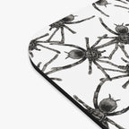 Black Spider Pattern Mouse Pad