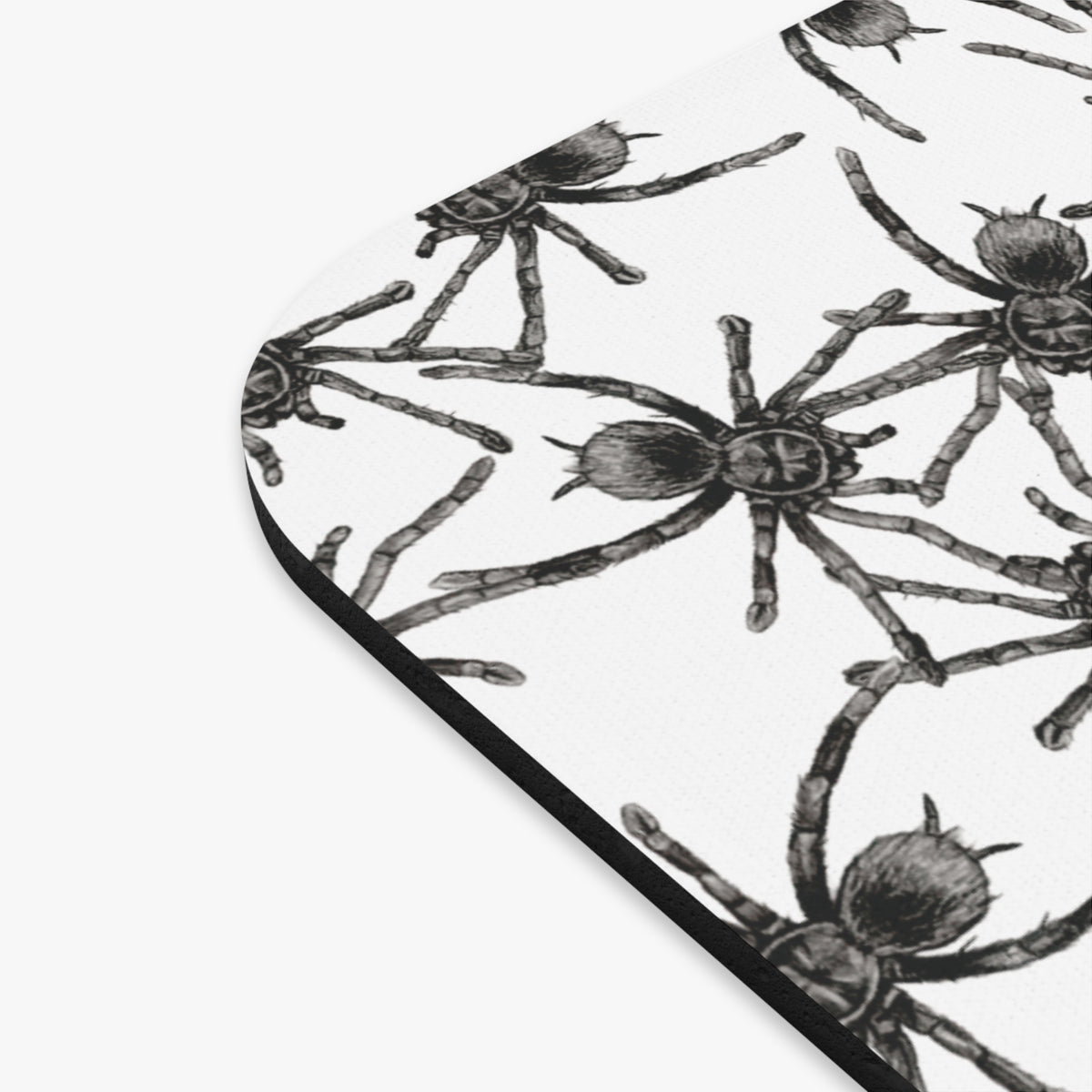 Black Spider Pattern Mouse Pad