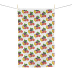 Absorbent Fruit Pattern Microfiber Tea Towel — Grapefruit, Banana & Grape Kitchen Towel