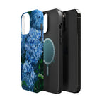 Blue Hydrangea Magnetic Impact-Resistant Phone Case