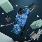 Blue Hydrangea Magnetic Impact-Resistant Phone Case