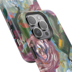 Floral Brushstroke Magnetic Impact-Resistant Phone Case
