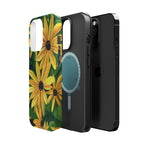 Floral Black-Eyed Susan Magnetic Impact Phone Case