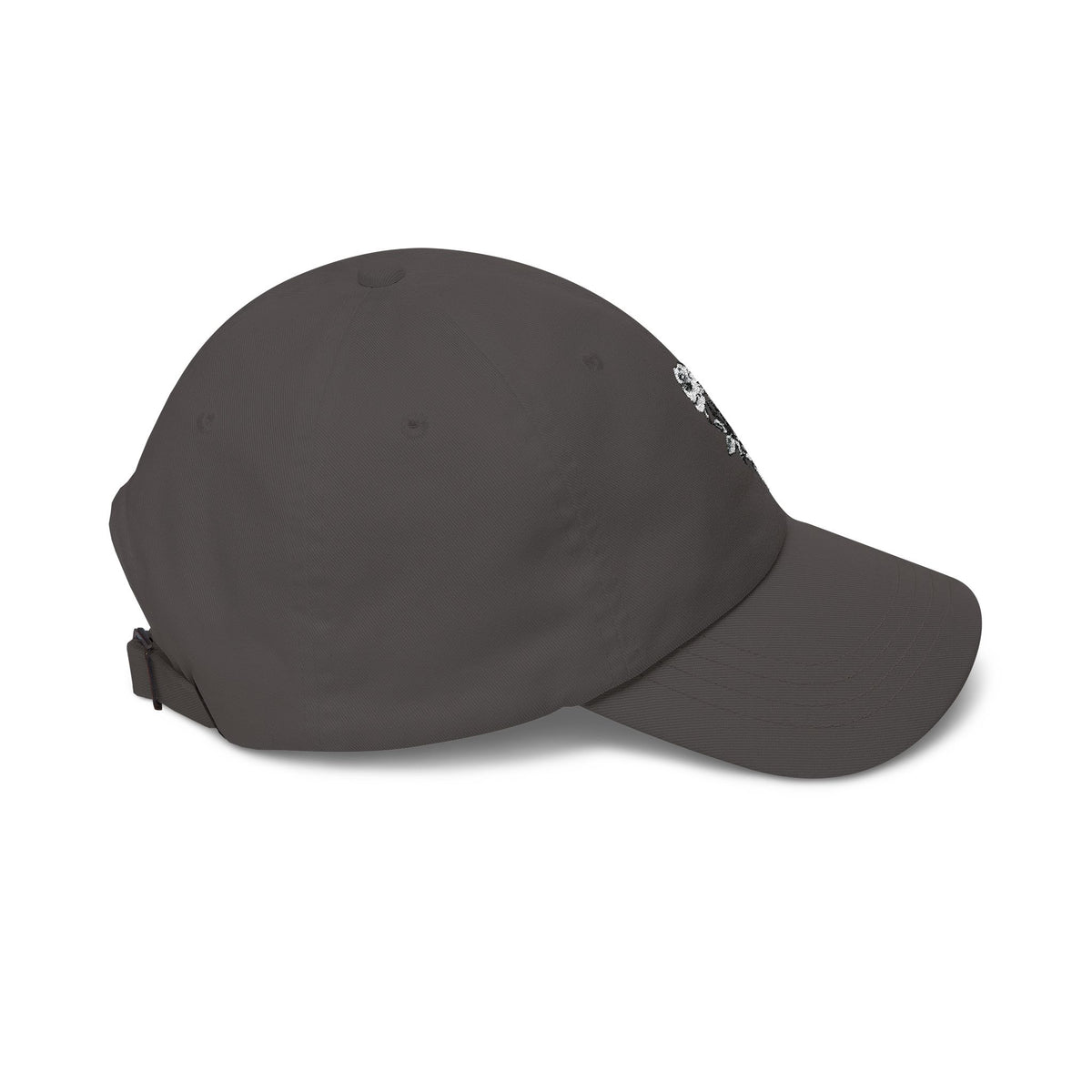 Embroidered Single Rose Dad Cap – Minimal Floral Baseball Hat