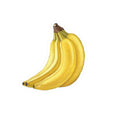 Banana Bunch Sticker — Fruit Kiss-Cut Decal for Laptops & Water Bottles
