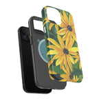 Floral Black-Eyed Susan Magnetic Impact Phone Case