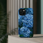 Blue Hydrangea Magnetic Impact-Resistant Phone Case