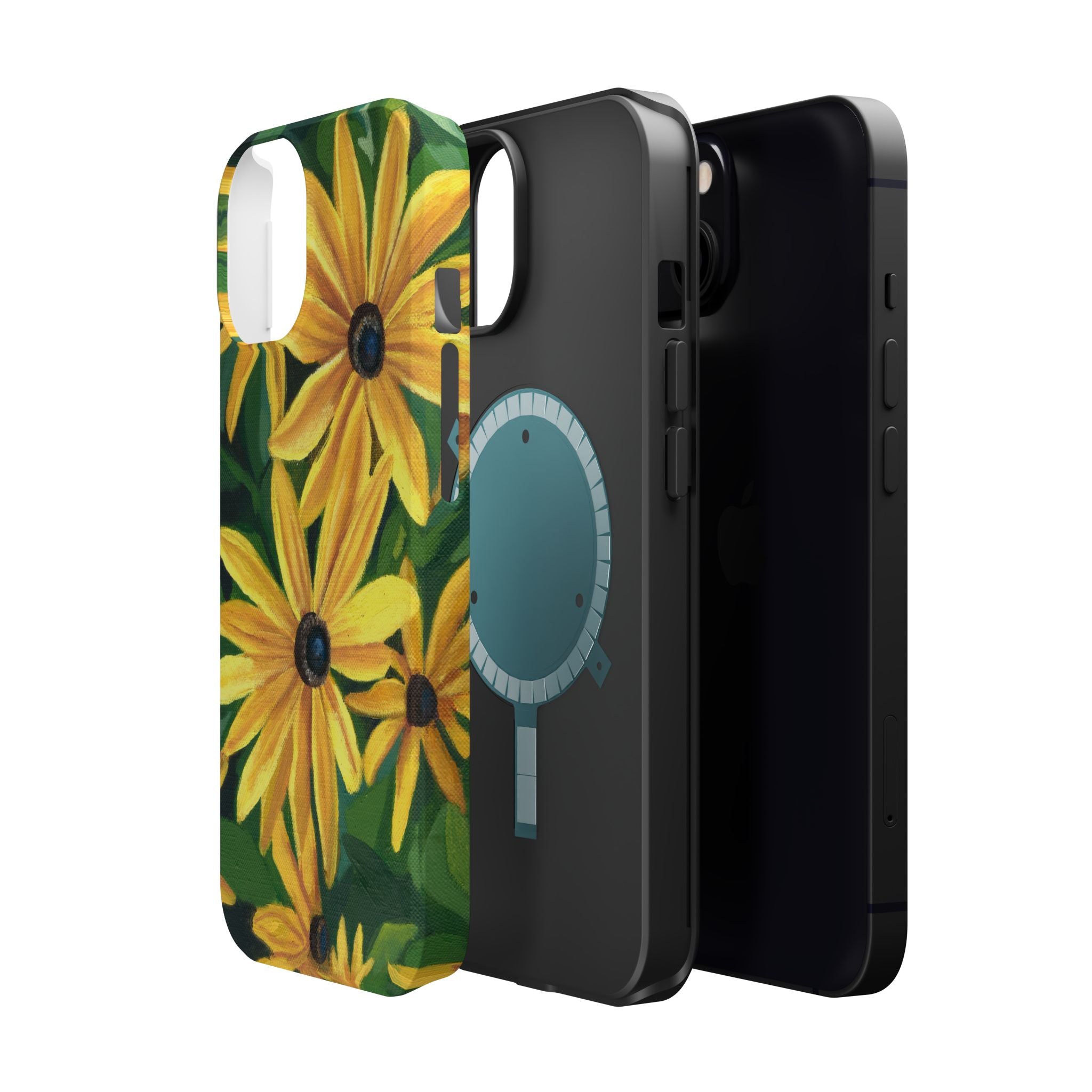 Floral Black-Eyed Susan Magnetic Impact Phone Case