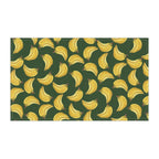 Cotton Twill Tropical Banana Print Tea Towel — Green Kitchen Cotton Dish Towel