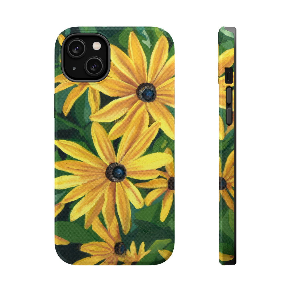 Floral Black-Eyed Susan Magnetic Impact Phone Case