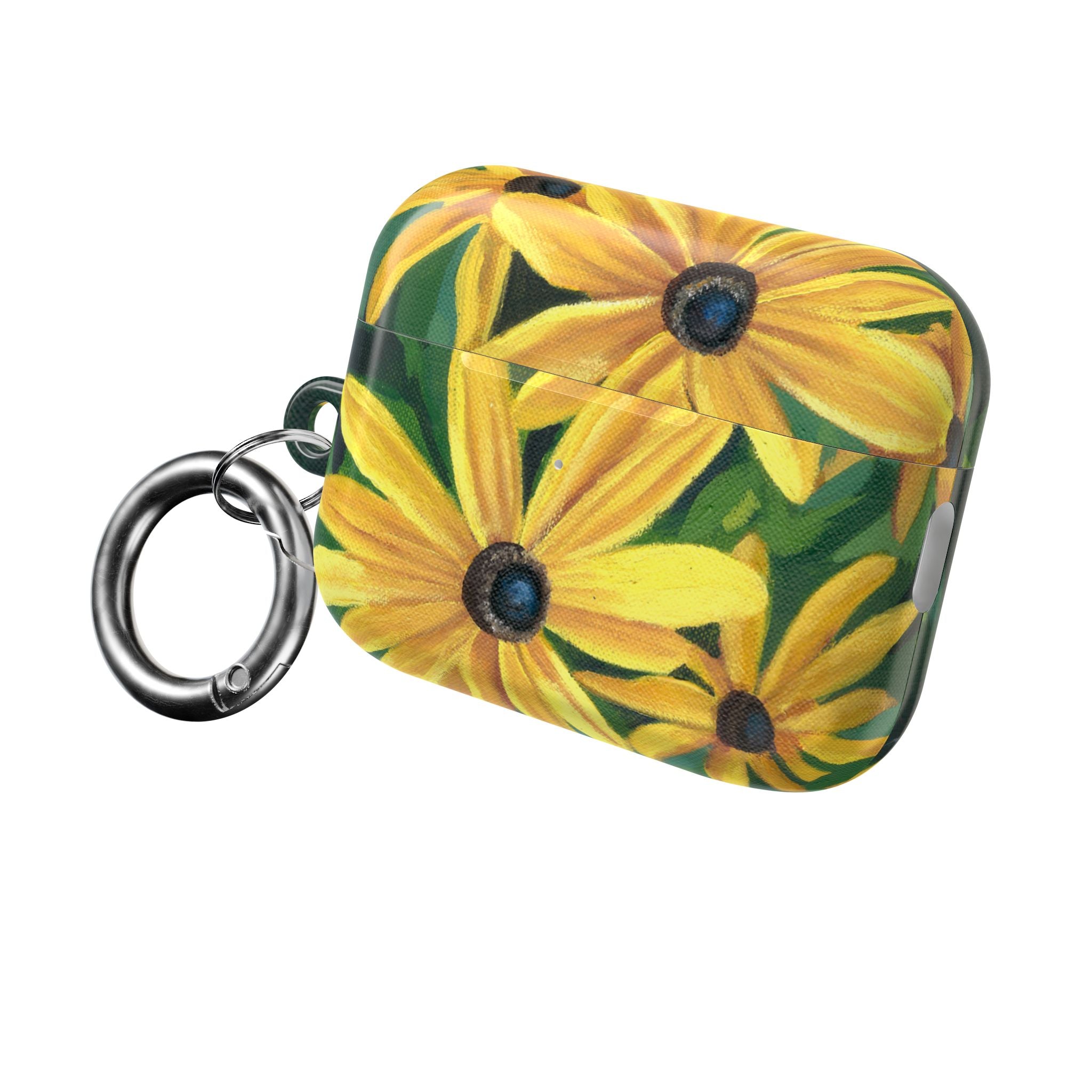 Black-Eyed Susan AirPod Case — Yellow Black-Eyed Susan Protective Charging Case