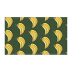 Cotton Twill Tropical Banana Print Tea Towel — Green Kitchen Cotton Dish Towel
