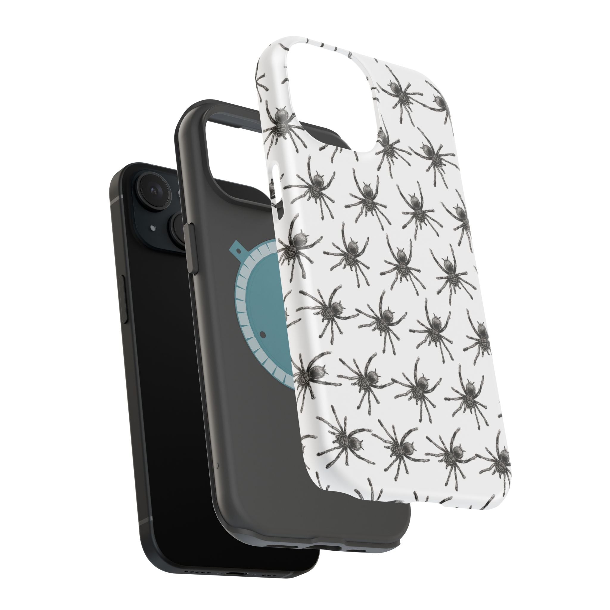 Spider Pattern Magnetic Impact-Resistant Phone Case