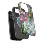Floral Brushstroke Magnetic Impact-Resistant Phone Case