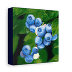 Blueberry Branch Canvas | Matte Stretched Wall Art 1.25"