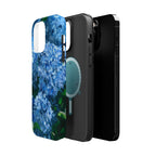 Blue Hydrangea Magnetic Impact-Resistant Phone Case