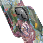 Floral Brushstroke Magnetic Impact-Resistant Phone Case