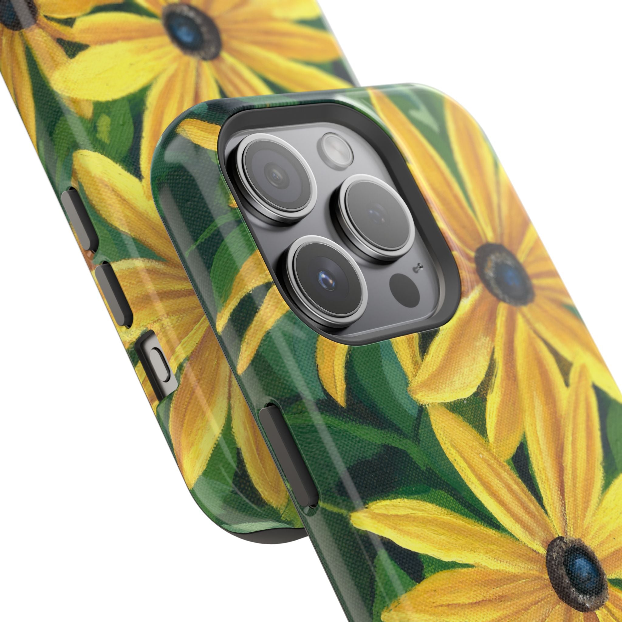 Floral Black-Eyed Susan Magnetic Impact Phone Case