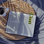 Banana Pattern Metal Bookmark — Fun Tropical Bookmarker for Readers