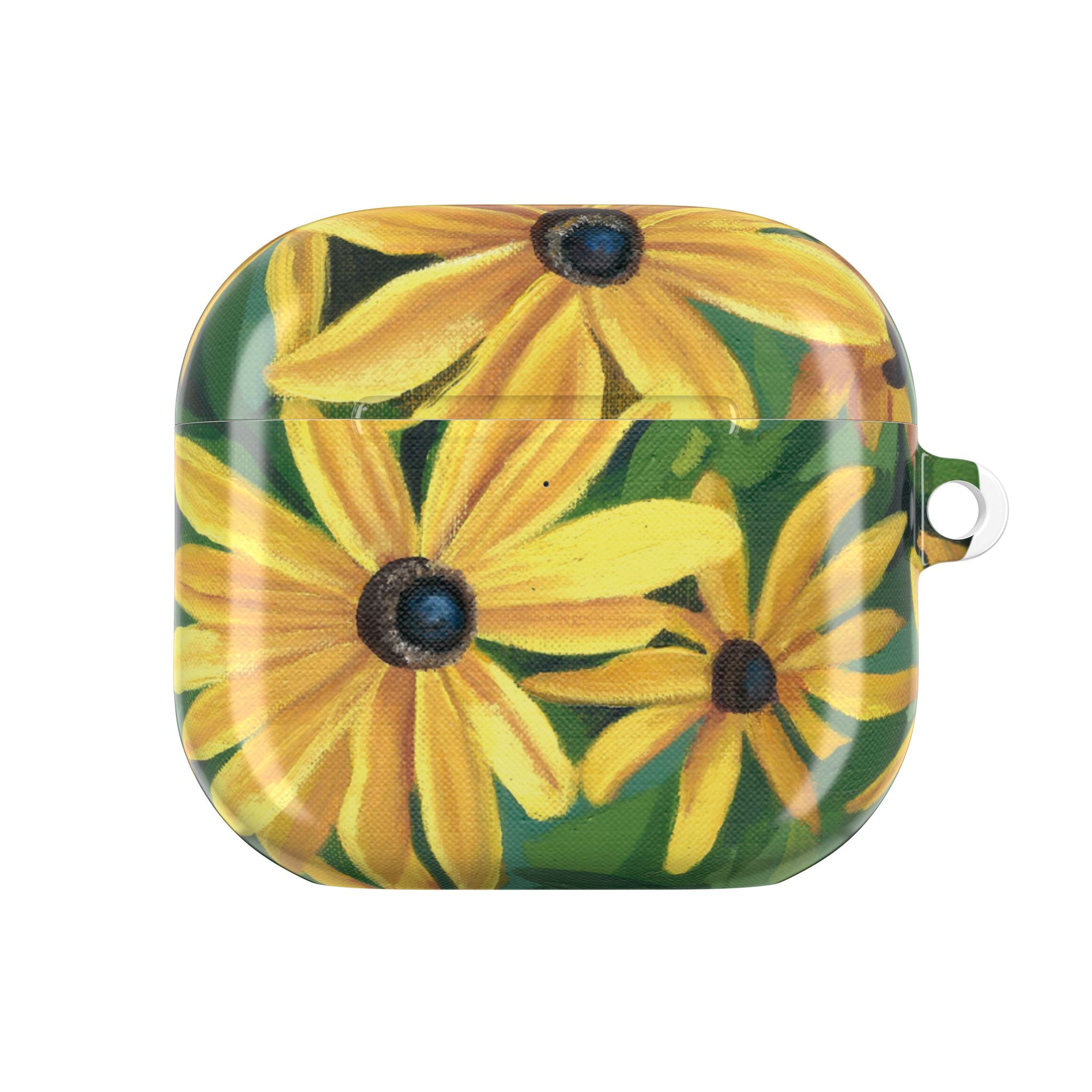 Yellow Black-Eyed Susan AirPod Case — Floral Protective Cover